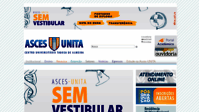 What Asces.edu.br website looked like in 2019 (5 years ago)