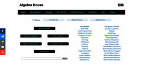 What Algebrahouse.com website looked like in 2019 (5 years ago)