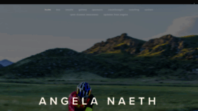 What Angelanaeth.com website looked like in 2019 (5 years ago)