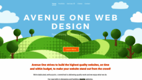 What Avenueonewebdesign.com website looked like in 2019 (5 years ago)