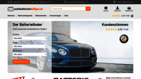 What Autobatterienbilliger.at website looked like in 2019 (5 years ago)