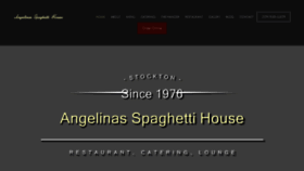 What Angelinas.com website looked like in 2019 (5 years ago)