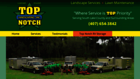 What Atopnotchlawn.com website looked like in 2019 (5 years ago)