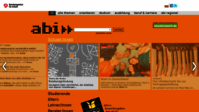 What Abi-dein-weg-in-studium-und-beruf.de website looked like in 2019 (5 years ago)