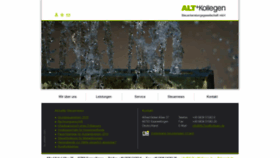 What Altundkollegen.de website looked like in 2019 (5 years ago)