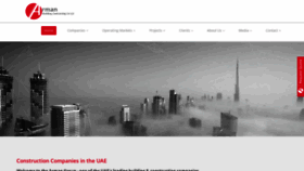 What Arman-group.com website looked like in 2019 (5 years ago)