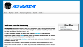 What Asiahomestay.com website looked like in 2019 (5 years ago)