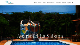 What Apartotel-lasabana.com website looked like in 2019 (5 years ago)