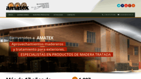 What Amatex.es website looked like in 2019 (5 years ago)
