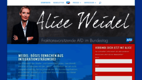 What Alice-weidel.de website looked like in 2019 (5 years ago)