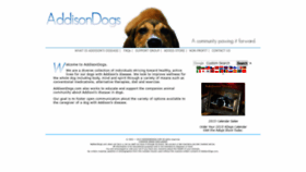 What Addisondogs.com website looked like in 2019 (5 years ago)