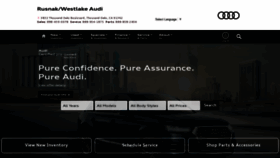 What Audiwestlake.com website looked like in 2019 (5 years ago)