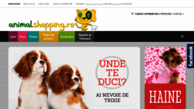 What Animalshopping.ro website looked like in 2019 (5 years ago)