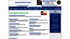 What Appraisaldistrictguide.com website looked like in 2019 (5 years ago)