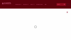 What Amrita.edu website looked like in 2019 (5 years ago)