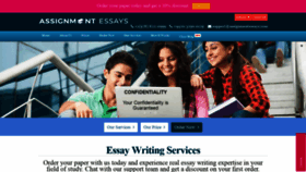 What Assignmentessays.com website looked like in 2019 (5 years ago)