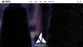 What Andsox.jp website looked like in 2019 (5 years ago)