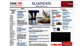 What Alianzatex.com website looked like in 2019 (5 years ago)