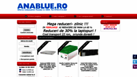 What Anablue.ro website looked like in 2019 (5 years ago)