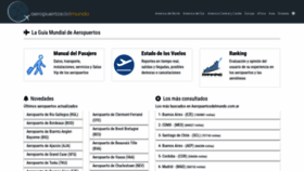 What Aeropuertosdelmundo.com.ar website looked like in 2019 (5 years ago)