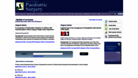 What Afrjpaedsurg.org website looked like in 2019 (5 years ago)