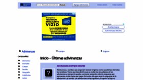 What Adivinanzascortas.net website looked like in 2019 (5 years ago)