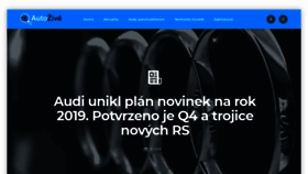 What Autozive.cz website looked like in 2019 (5 years ago)
