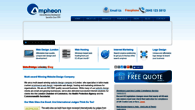 What Ampheon.com website looked like in 2019 (5 years ago)