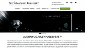 What Austinmacauley.com website looked like in 2019 (5 years ago)