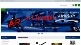 What Artrepublic.com.au website looked like in 2019 (5 years ago)