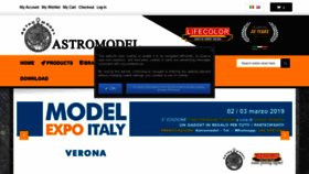 What Astromodelstore.com website looked like in 2019 (5 years ago)