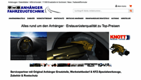 What Anhaenger-fahrzeugtechnik.ch website looked like in 2019 (5 years ago)