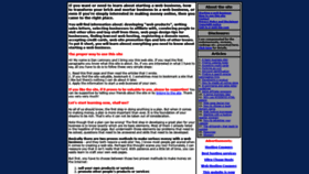 What A-web-biz.com website looked like in 2019 (5 years ago)