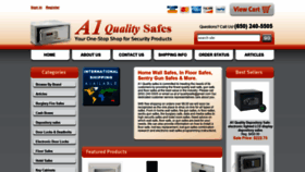 What A1qualitysafesonline.com website looked like in 2019 (5 years ago)