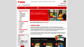 What Airtelwebsitebuilder.com website looked like in 2019 (5 years ago)