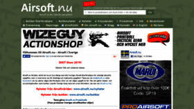 What Airsoft.nu website looked like in 2019 (5 years ago)