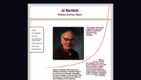 What Albartlett.org website looked like in 2019 (5 years ago)