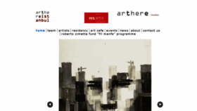 What Arthereistanbul.com website looked like in 2019 (5 years ago)