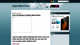 What Applewatchprice.blogspot.com website looked like in 2019 (5 years ago)