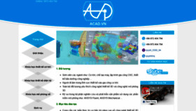 What Acad.vn website looked like in 2019 (5 years ago)