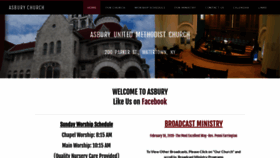 What Asburyumc.net website looked like in 2019 (5 years ago)