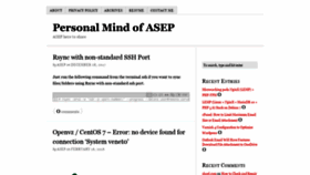 What Asep.us website looked like in 2019 (5 years ago)
