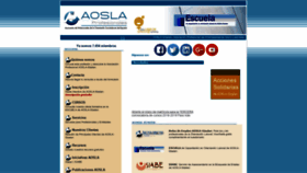 What Aosla.org website looked like in 2019 (5 years ago)