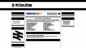 What Allfreethings.com website looked like in 2019 (5 years ago)