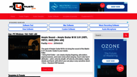 What All4music.ovh website looked like in 2019 (5 years ago)