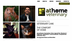 What Athomevet.net website looked like in 2019 (5 years ago)