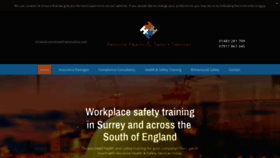 What Absolutehealthandsafety.com website looked like in 2019 (5 years ago)