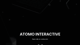 What Atomointeractive.com website looked like in 2019 (5 years ago)