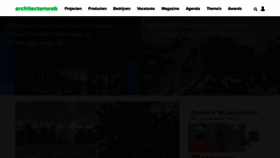 What Architectenweb.nl website looked like in 2019 (6 years ago)