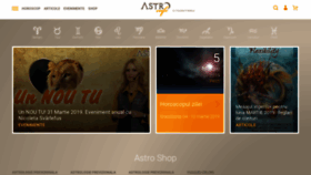What Astrocafe.ro website looked like in 2019 (5 years ago)